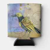 Steampunk Mechanical Bird Engineering Blikjeskoeler (Voorkant)