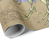 Steampunk Mechanical Bird Engineering Vaderdag Cadeaupapier (Rol Hoek)