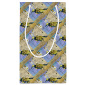 Steampunk Mechanical Bird Engineering Vaderdag Klein Cadeauzakje (Achterkant)