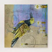 Steampunk Mechanical Bird Engineering Vaderdag Legpuzzel (Horizontaal)