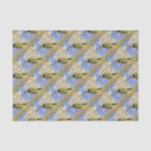 Steampunk Mechanical Bird Engineering Vaderdag Tissuepapier (Voorkant)