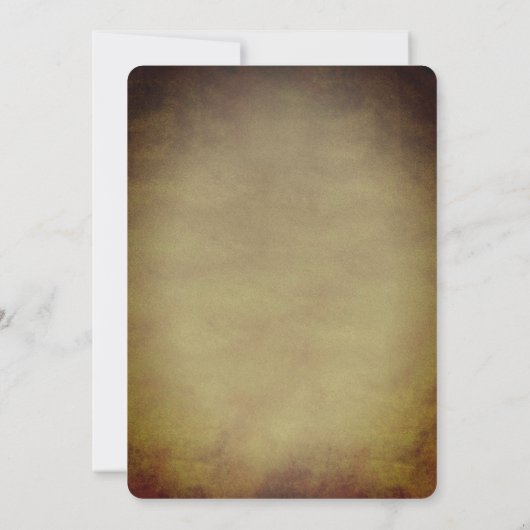 Steampunk  Mechanical Gears Butterfly Invit Kaart (Achterkant)