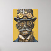 Steampunk Mechanical Gentleman Canvas Afdruk (Voorkant)