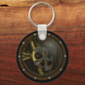 Steampunk Mechanical Heart Keychain (Voorkant)
