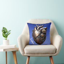 Steampunk Mechanical Heart Kussen