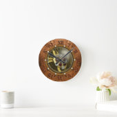 Steampunk Mechanical Heart Ronde Klok (Huis)