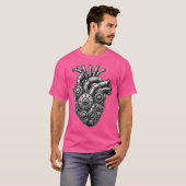 Steampunk Mechanical Heart T-shirt (Voorkant volledig)