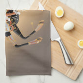 Steampunk Mechanical Horse & Lady Tea Towels Theedoek (Quarter Fold)
