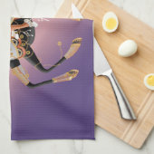 Steampunk Mechanical Horse & Lady Tea Towels Theedoek (Quarter Fold)