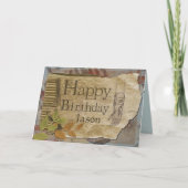 Steampunk Mechanics  Birthday voor een dromer Kaart (Voorkant)