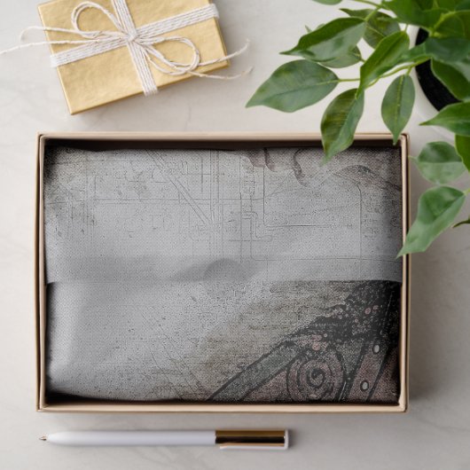 Steampunk Mechanics Fairy decoupage papier (Geschenk)