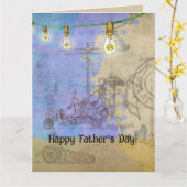 Steampunk Mechanische Edison Light Architect Kaart (Gele Bloem)