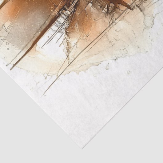 Steampunk Mechanische Elegante Vrouw N1 Decoupage Tissuepapier (Detail)