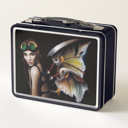 Steampunk mechanische fee (Achterkant)