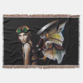 steampunk mechanische fee deken (Voorkant)
