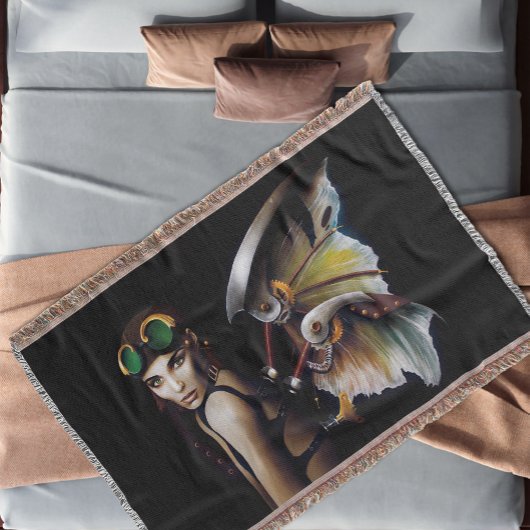 steampunk mechanische fee deken