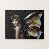 Steampunk mechanische fee legpuzzel (Horizontaal)