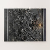 Steampunk Mechanische Kaart Legpuzzel (Horizontaal)