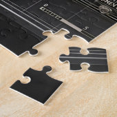 Steampunk Mechanische Kaart Legpuzzel (Zijkant)