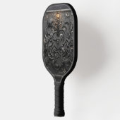 Steampunk Mechanische Kaart Pickleball Paddle (Links)