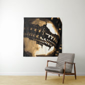 Steampunk Mechanische tandwielen Wandkleed (In Situ (horizontaal))