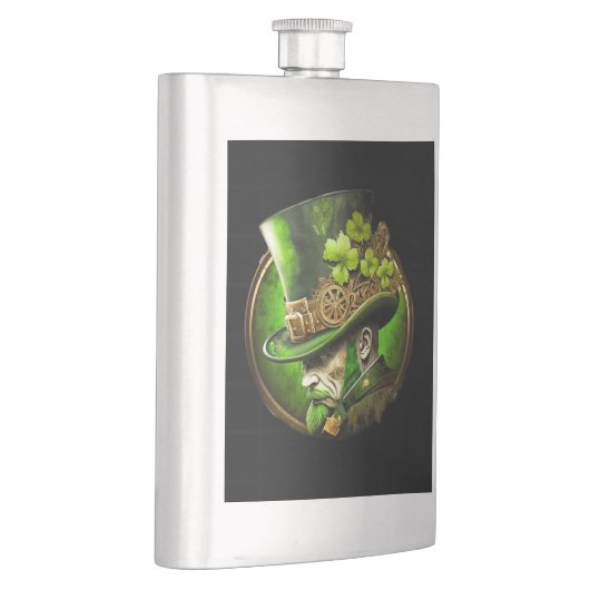 Steampunk Mechanische Top Hat St. Patrick's Day Ma Flacon (Rechts)