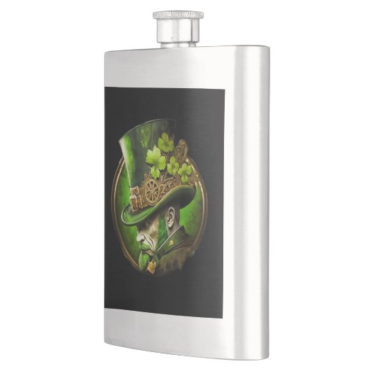Steampunk Mechanische Top Hat St. Patrick's Day Ma Flacon (Links)