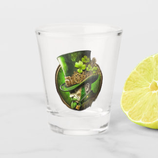 Steampunk Mechanische Top Hat St. Patrick's Day Ma Shot Glas