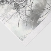 Steampunk Mechanische Vrouw Ephemera M9 Decoupage Tissuepapier (Detail)