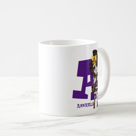 Steampunk meisje cosplay fan geschenk kunst door L Koffiemok (Voorkant rechts)