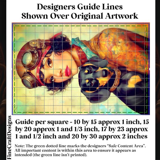 Steampunk Meisje & Teckel Hond DH6LF Decoupage Tissuepapier