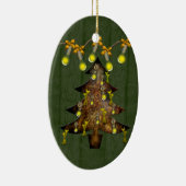 Steampunk Metaal Boom  Ornament (Rechts)