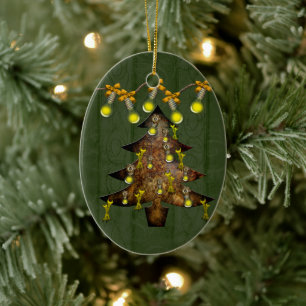 Steampunk Metaal Boom  Ornament