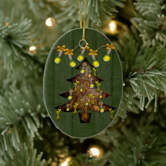 Steampunk Metaal Boom  Ornament (Boom)