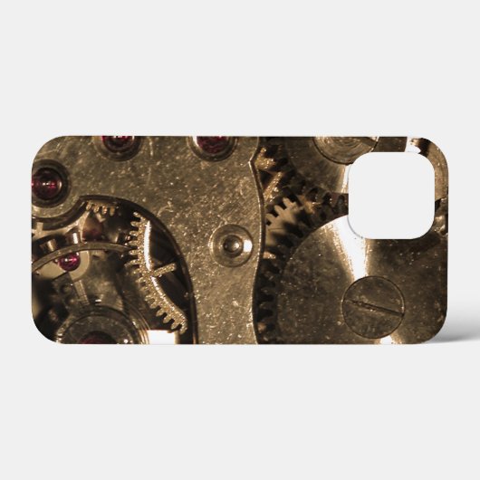 Steampunk Metaal Clock Gears Case-Mate iPhone Case (Achterkant (horizontaal))