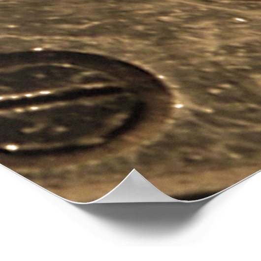 Steampunk Metaal Clock Gears Poster (Hoek)