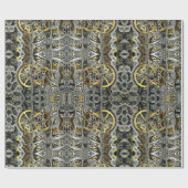 Steampunk Metaal Versnellingspapier Cadeaupapier (Vlak)