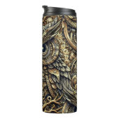 Steampunk Metal Gears en Uil Thermosbeker (Geroteerd rechts)