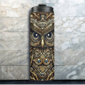 Steampunk Metal Gears en Uil Thermosbeker