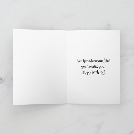 Steampunk Metal Gears en Uil Verjaardag Kaart (Binnen)