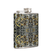 Steampunk Metal Gears Heupfles (Rechts)