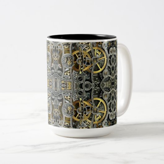 Steampunk Metal Gears Mok (Voorkant rechts)