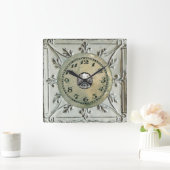  Steampunk Metal Junk Vierkante Klok (Huis)