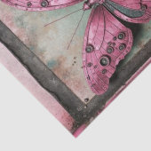 Steampunk Metalen Vlinder Decoupage Tissuepapier (Detail)