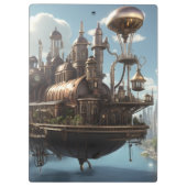 Steampunk Metropolis | Klembord (Achterkant)