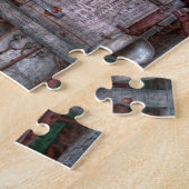 Steampunk - Mijn nieuwe en verbeterde machine Legpuzzel (Zijkant)