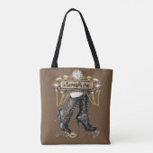 Steampunk-Mode Tote Bag (Achterkant)