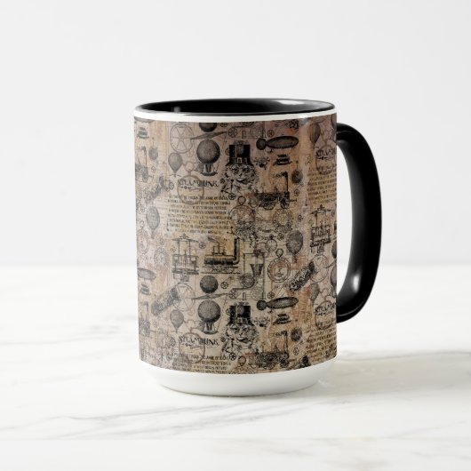  Steampunk Mok (Voorkant rechts)