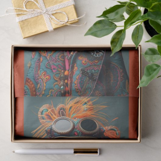 Steampunk Monkey Business Tissuepapier (Geschenk)