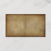 Steampunk Monogram Claret F Visitekaartje (Achterkant)